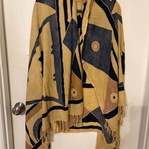 Abstract Patterned Shawl